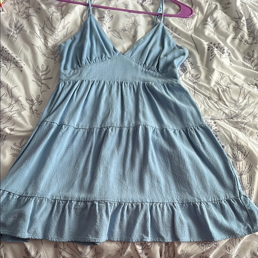 Light Blue Mini Dress